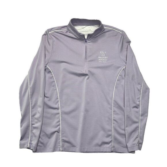 Peter Millar Women's Waldorf Astoria Golf Club Embroidered Sun Comfort 1/4 Zip - Picture 1 of 12